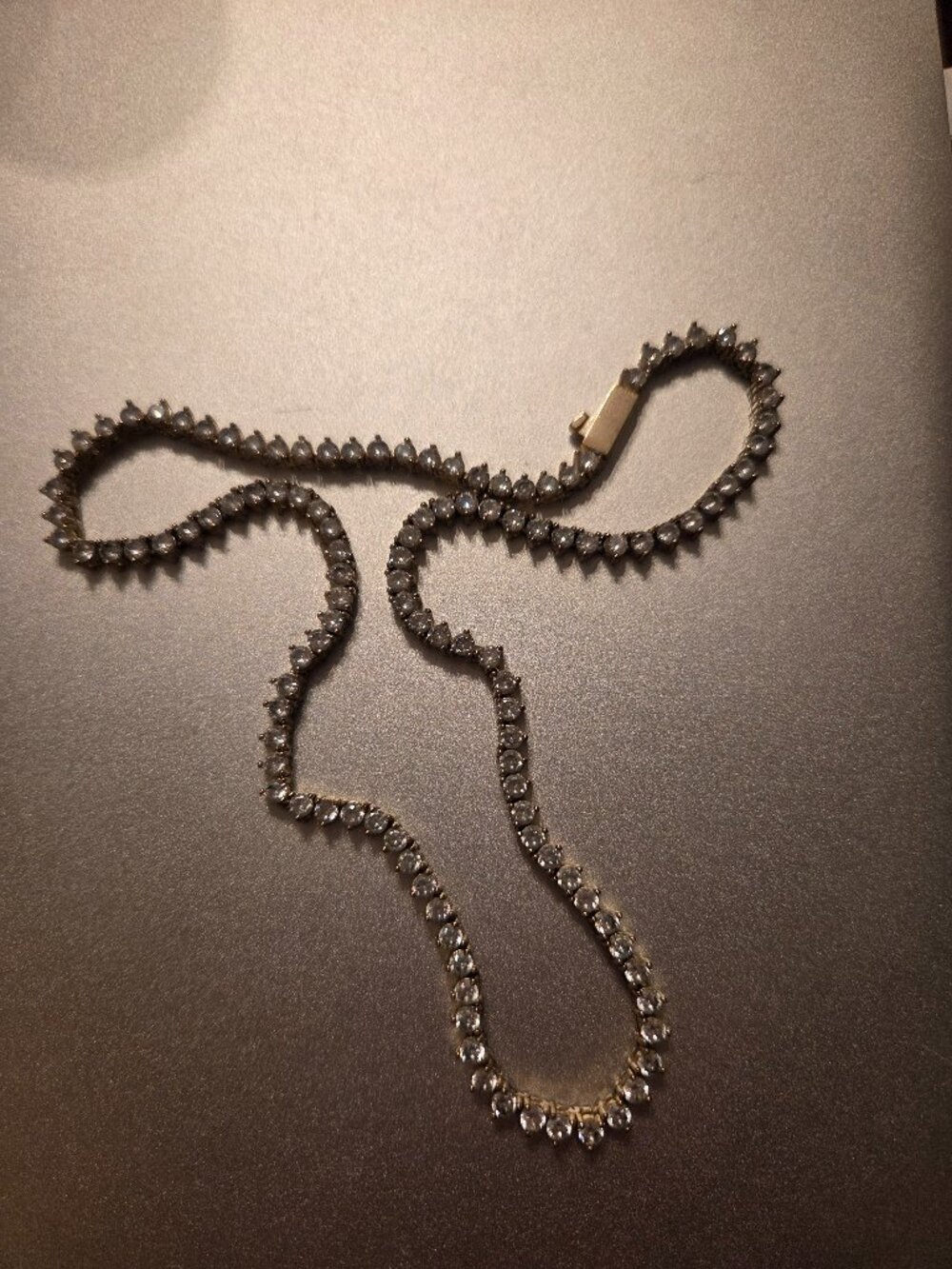 Melinda Maria | Not Your Basic Tennis Necklace 3mm | gold